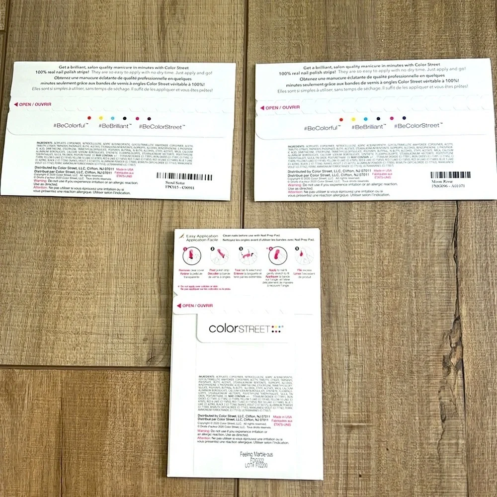 Color Street real finger nail polish strips-NEW!